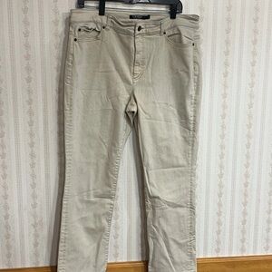 Ralph Lauren Women's Cream Straight Pants